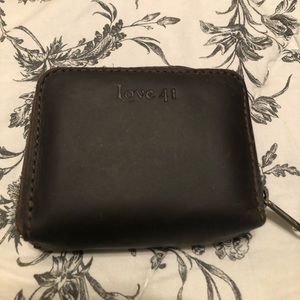 Love 41 wallet brown leather